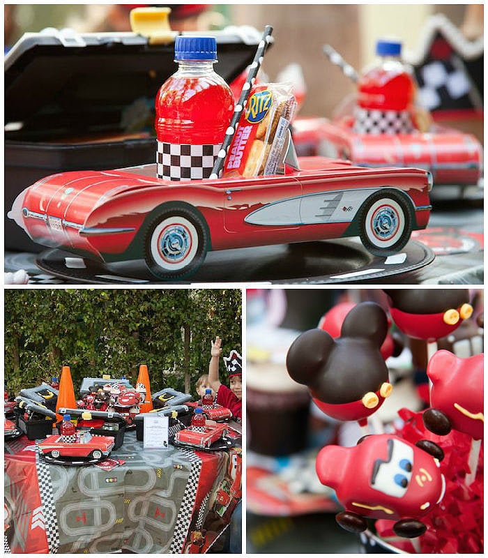 Heart Racing Disney Cars Themed Birthday Party Boys Birthday Party 