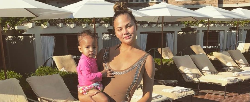 Chrissy Teigen Wearing a Swimsuit