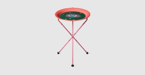 Gucci Star Eye Print Metal Folding Table