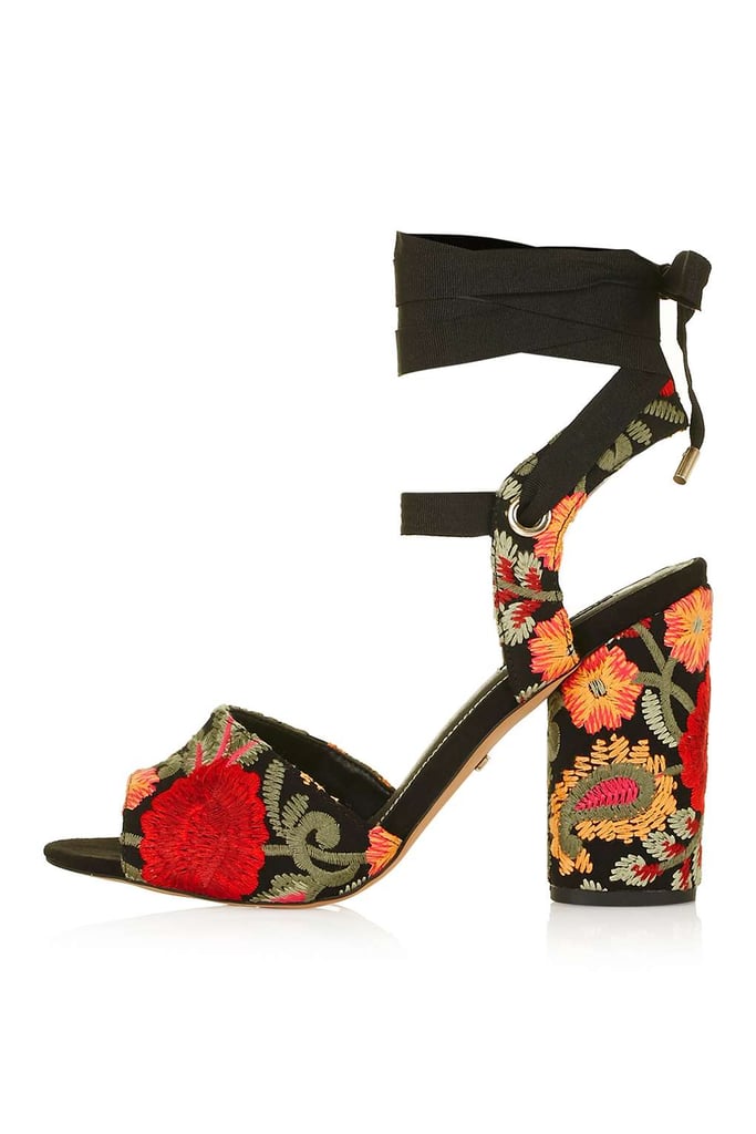 Topshop Royal Embroidered Sandals ($85)
