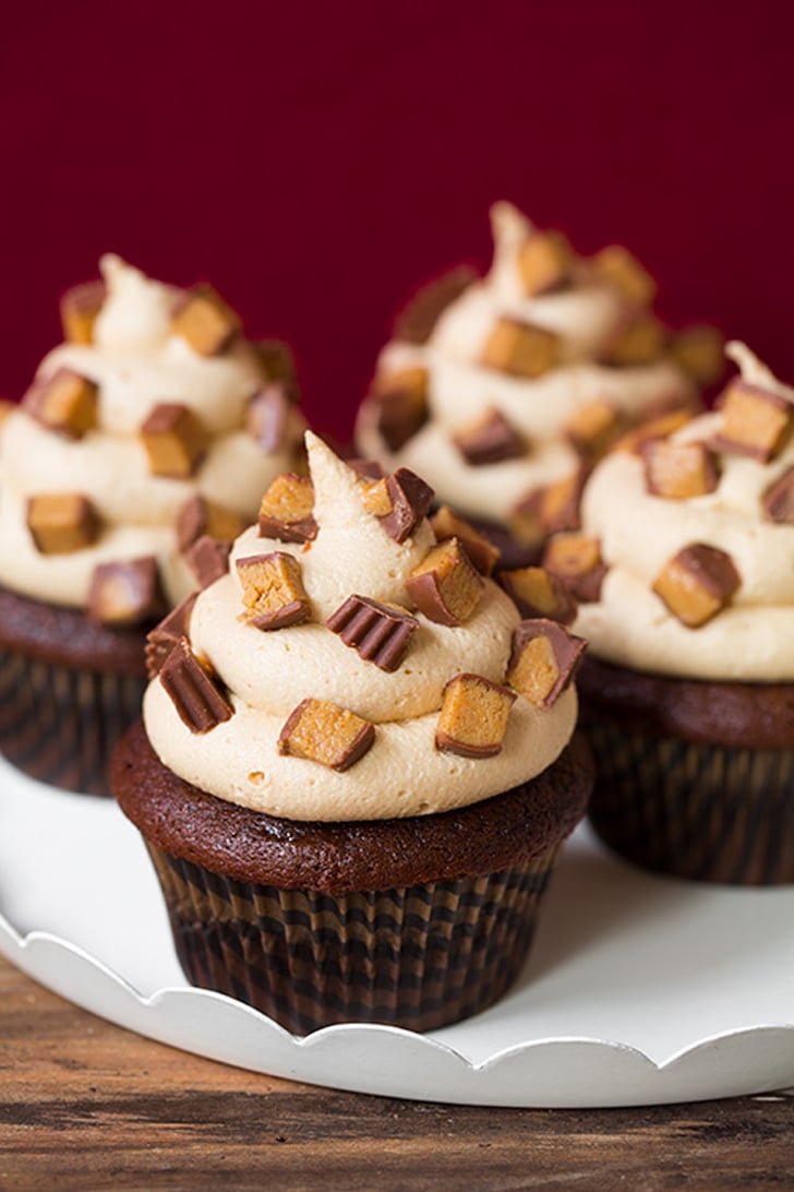 Cooking with Mandy Reese's Peanut Butter Cup Stuffed Cupcakes