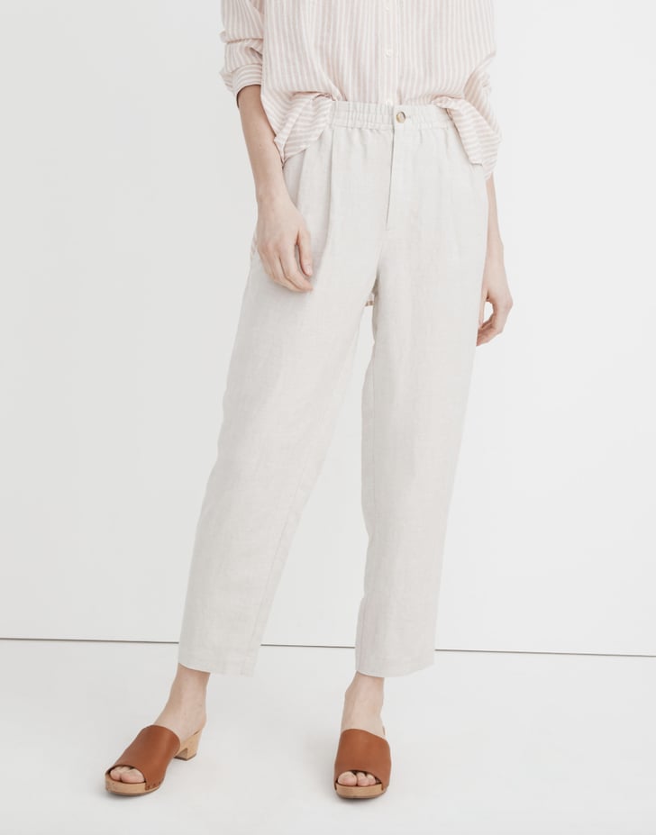 Lightweight Pants: Madewell Linen-Blend 