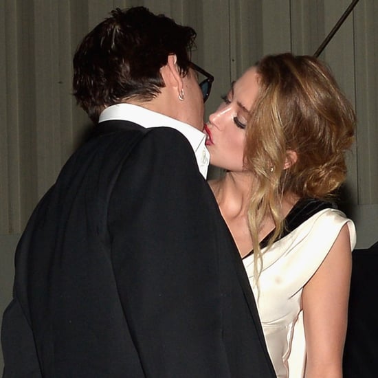 Johnny Depp and Amber Heard at the Art of Elysium Gala 2015