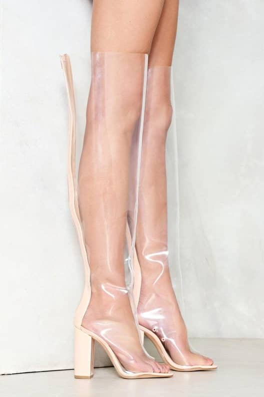 Forever 21 clear boots cheap