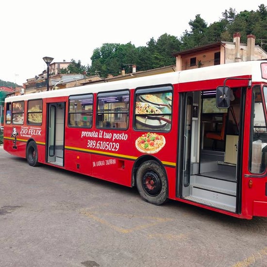 Pizza Restaurant Bus in Italy