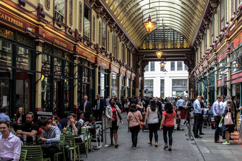 Peruse the shops and stalls at the lovely Leadenhall Market.