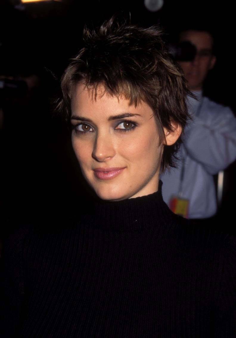 Winona Ryder With a Grown-Out Pixie