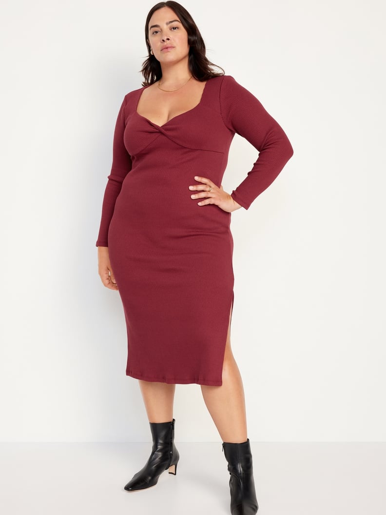 Best Twist-Front Midi Dress