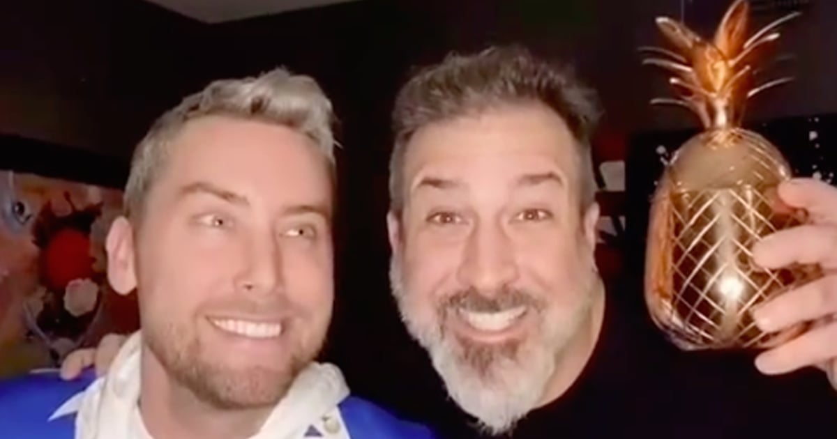 Watch Lance Bass and Joey Fatone Recreate '90s NSYNC Photo | POPSUGAR ...
