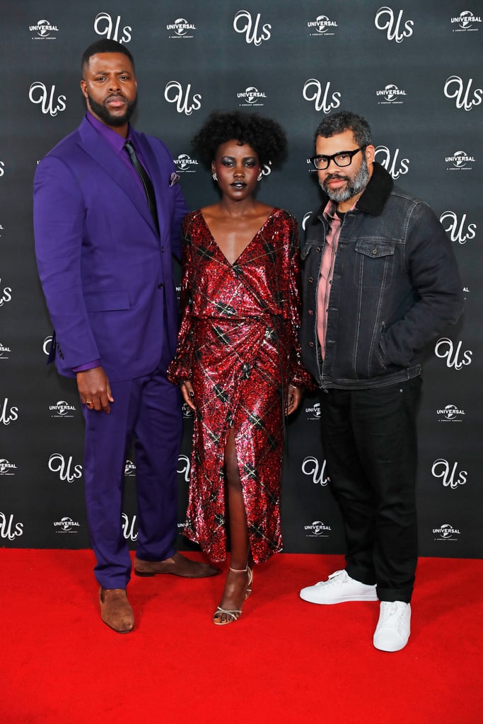 Lupita Nyong'o, Winston Duke at Us Screening in London 2019