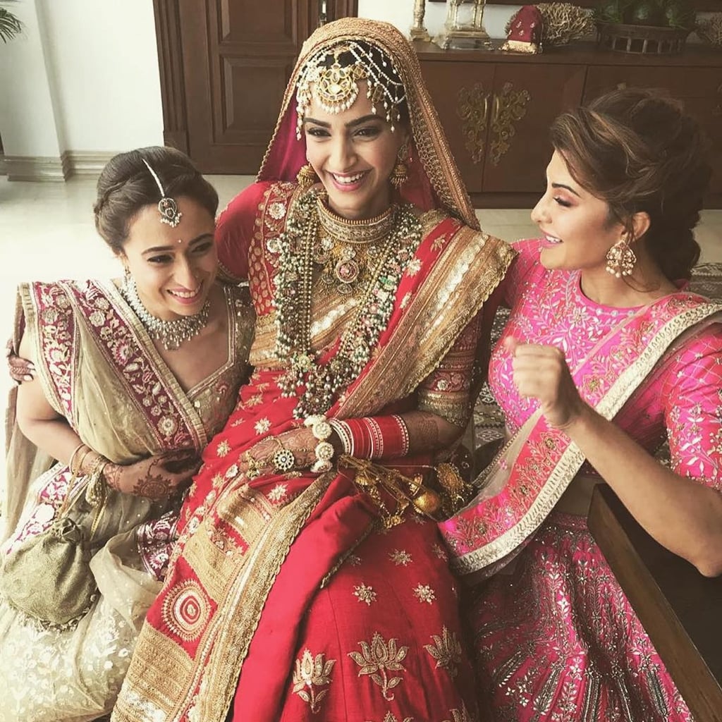 Sonam Kapoor S Wedding Dress Popsugar Fashion Sonam kapoor ahuja's brother harshvardhan kapoor also shared a heartwarming message for the newlyweds.