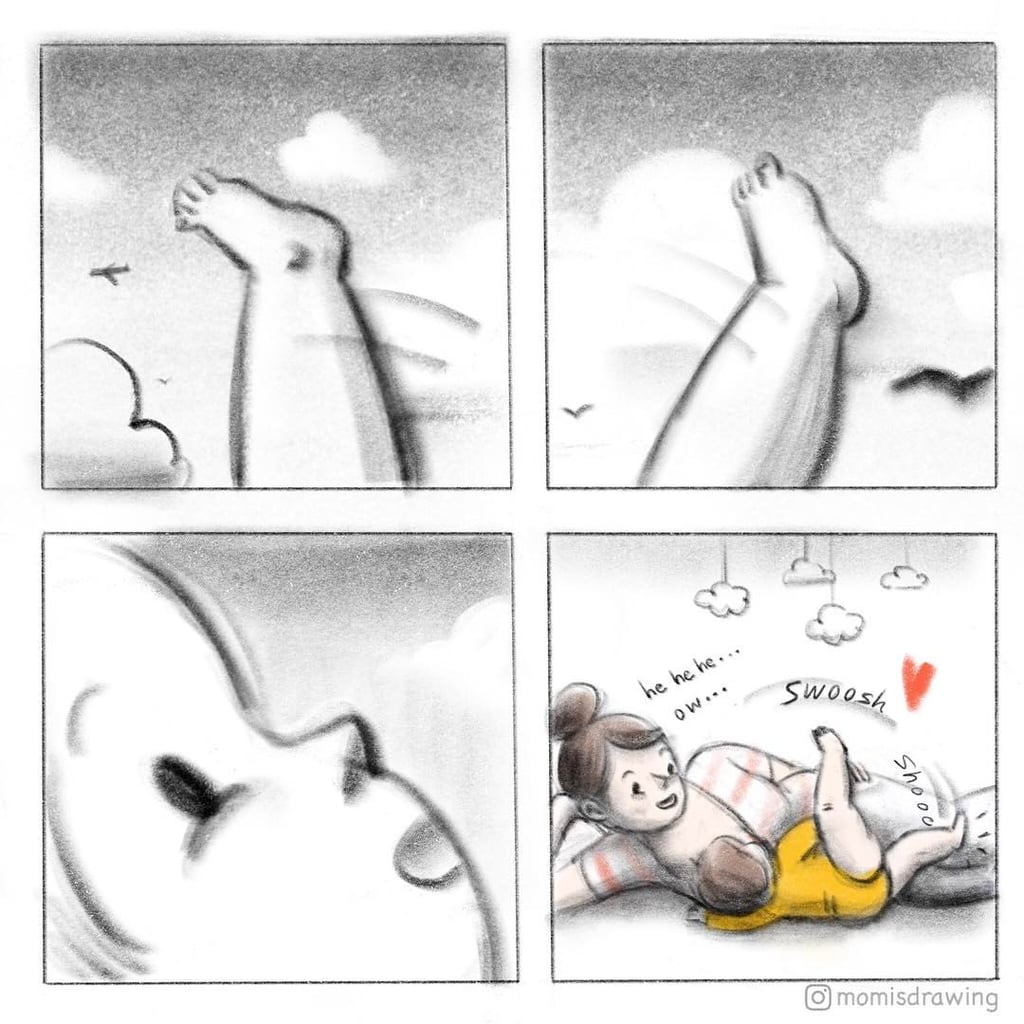 Mom Is Drawing Breastfeeding Illustrations