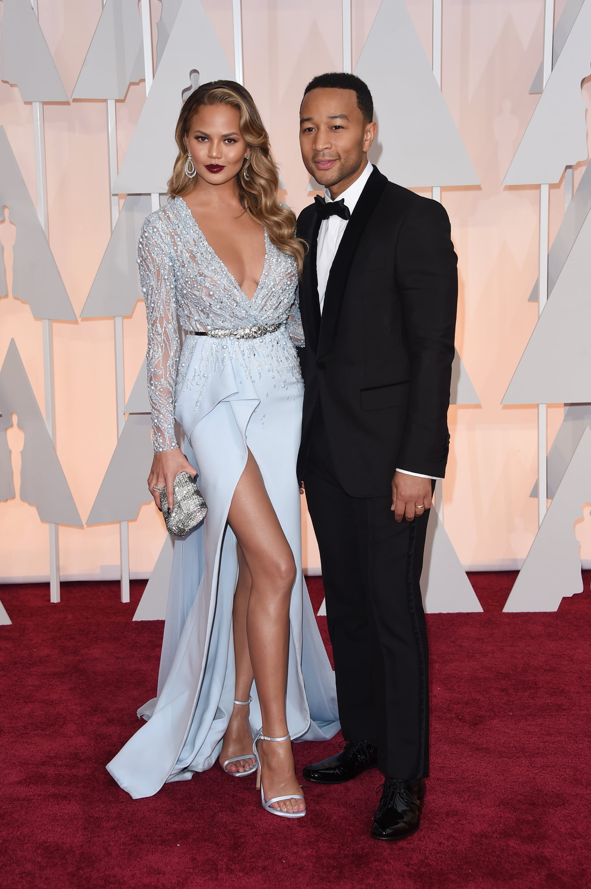 Chrissy Teigen And John Legend See Every Star On This Year S Oscars Red Carpet Popsugar Celebrity Photo 4