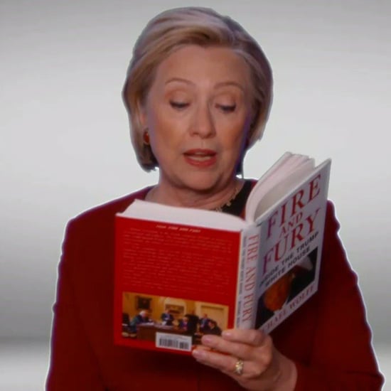 Hillary Clinton Reading Fire and Fury at Grammys 2018 Video