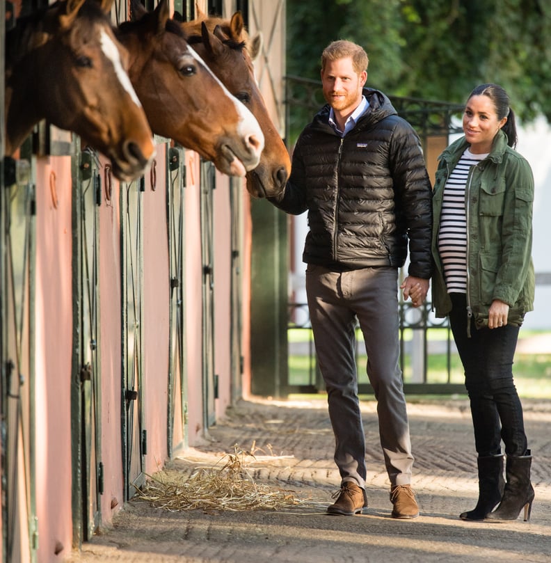 Meghan Markle Wearing a J.Crew Jacket in Morocco