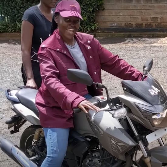 Lupita Nyong'o Learning How to Ride a Motorcycle | Video