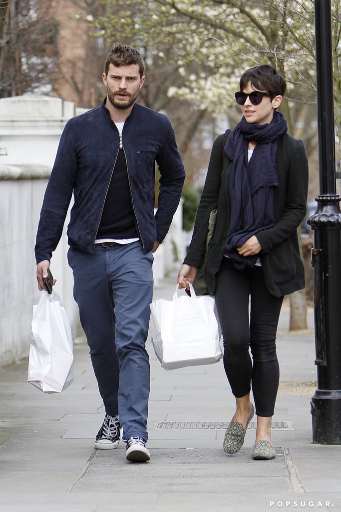 Jamie Dornan And Amelia Warner Walking In London Popsugar Celebrity Photo 3 