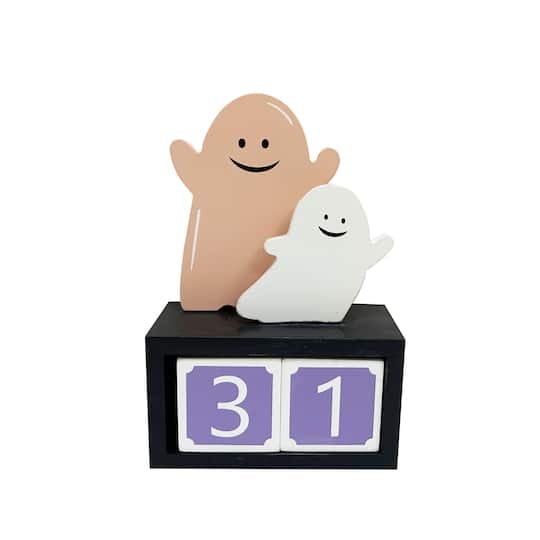 7.5" Ghost Countdown Calendar Decoration by Ashland