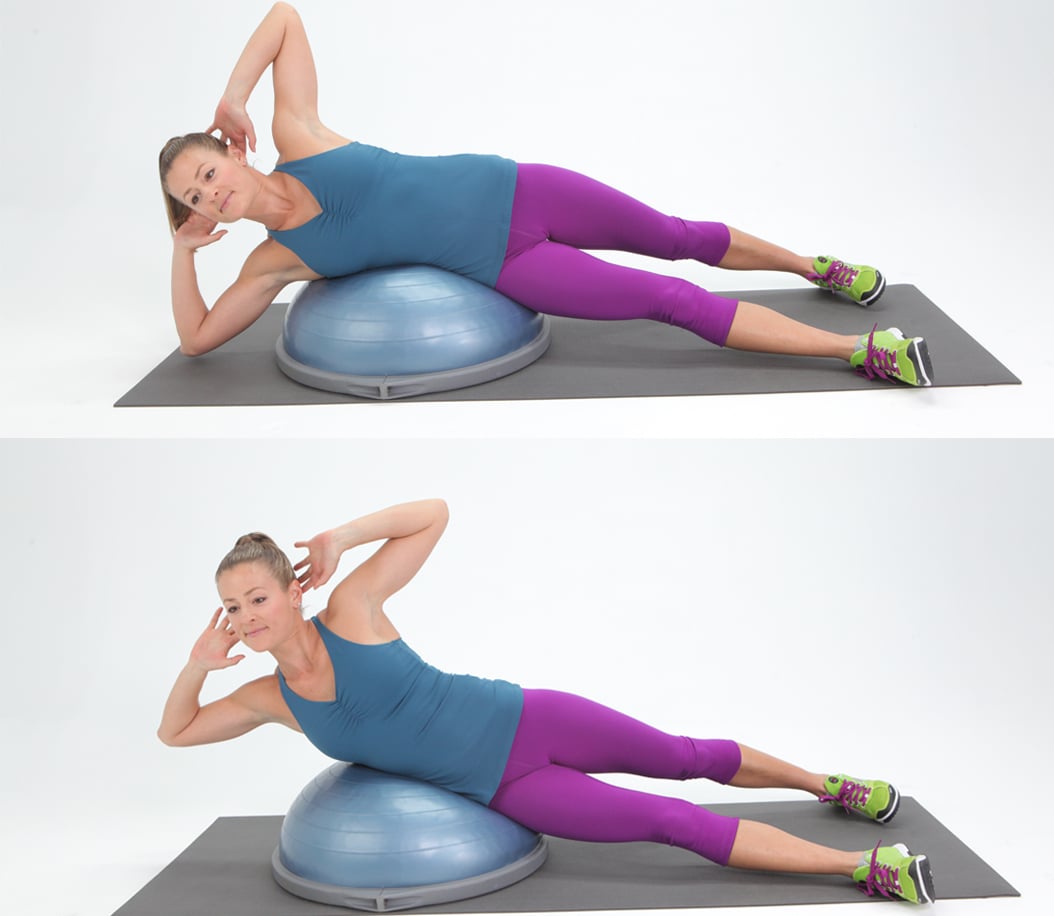 oblique exercises with ball