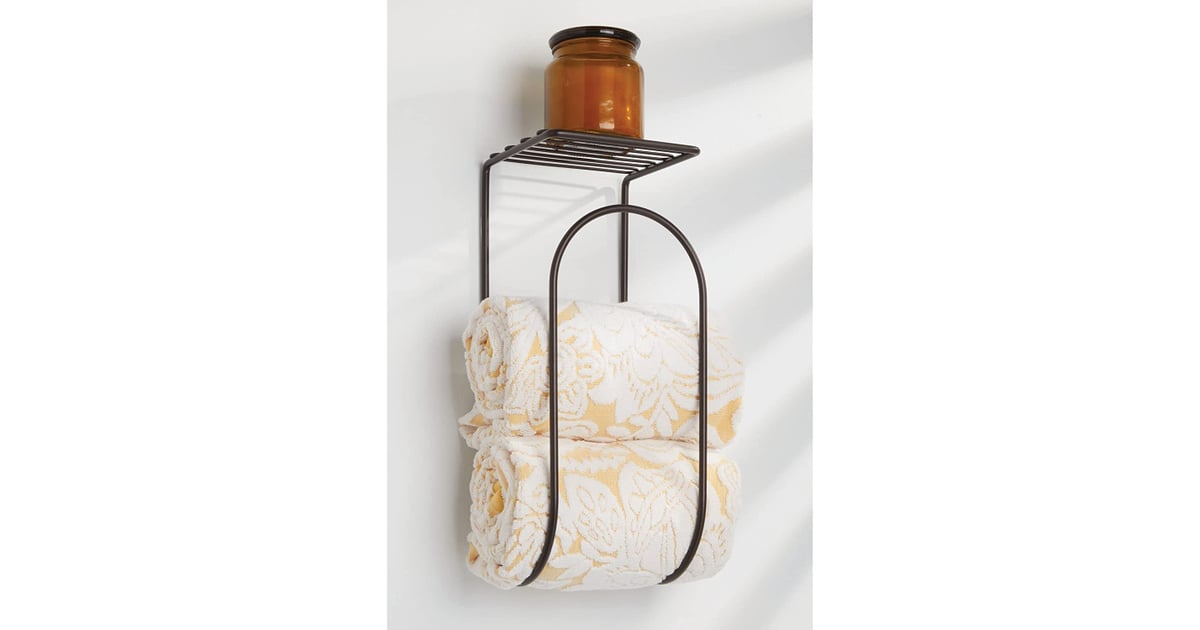 OvertheToilet Towel Storage Unit mDesign Modern Metal Wire Wall