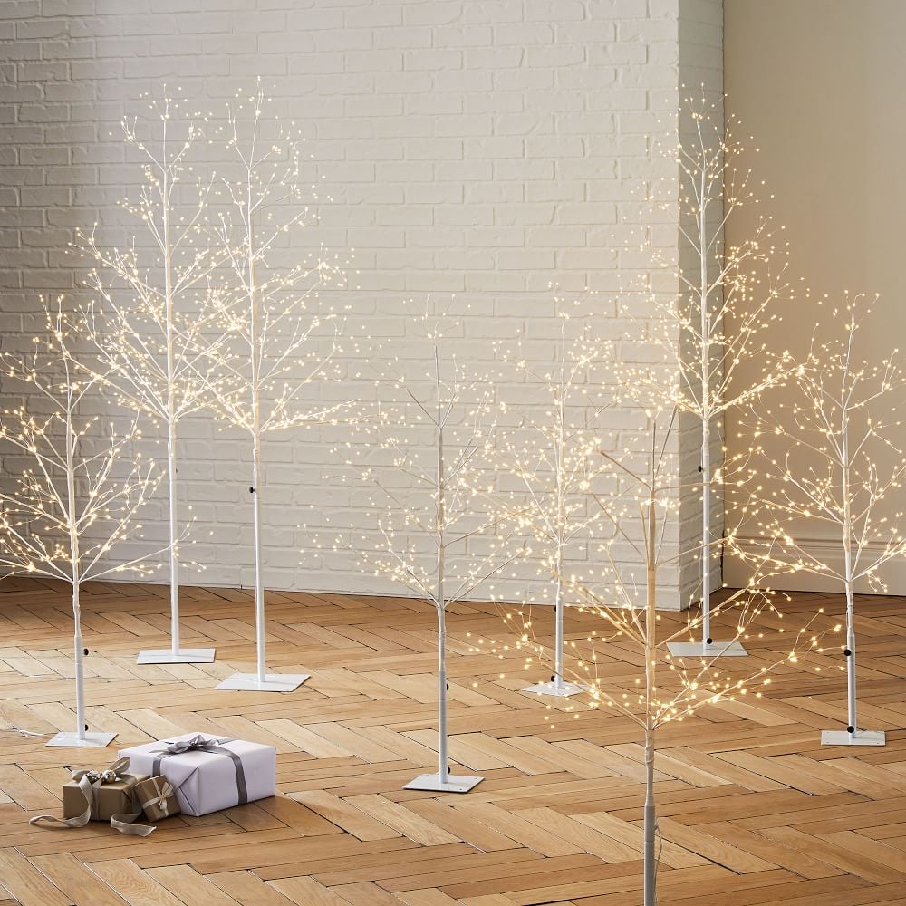 West Elm LED White Trees