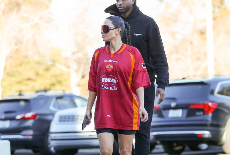 Kim Kardashian's Roma Shirt Soccer Jersey Spikes on Search