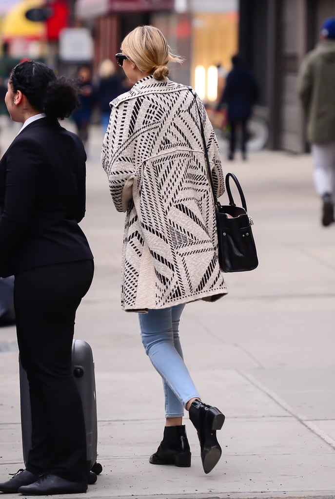From the back, you can get a good look at the pretty pattern.