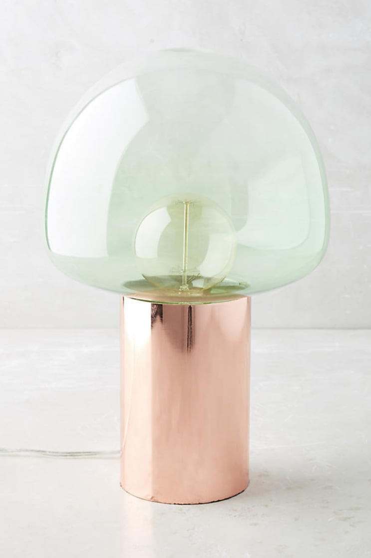 Anthropologie Rose Gold Table Lamp