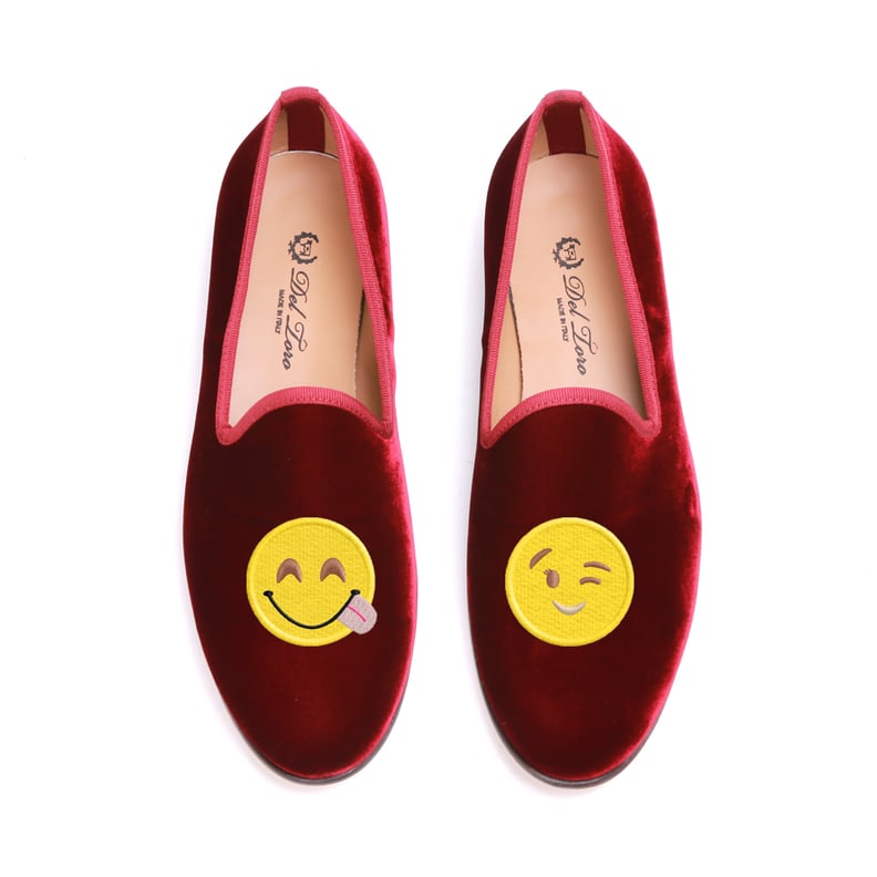 Del Toro For Moda Operandi Emoji Smoking Slippers