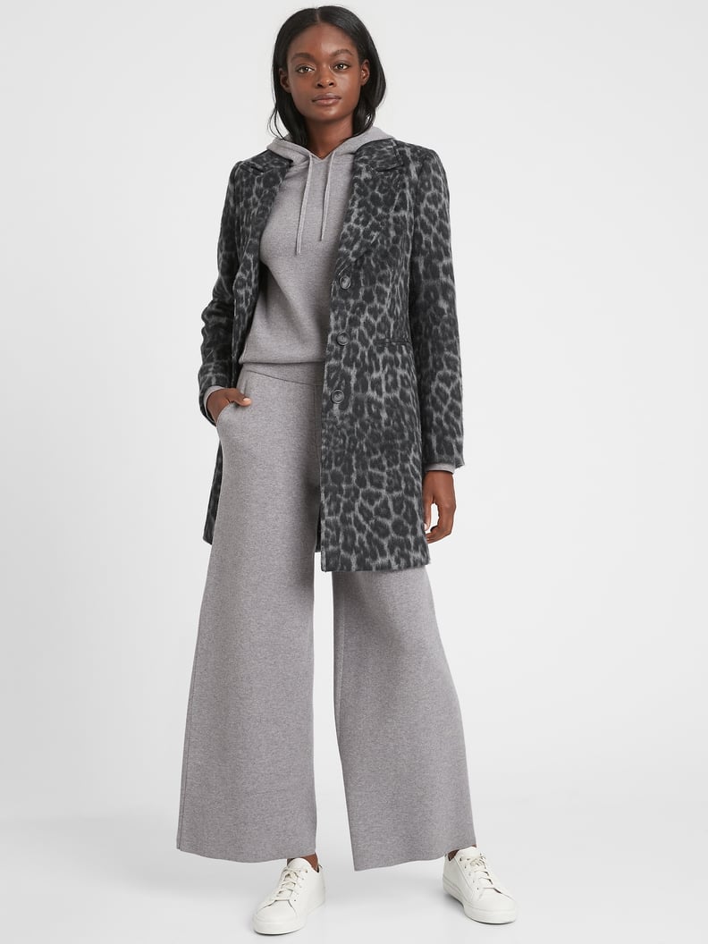 Banana Republic Leopard Top Coat