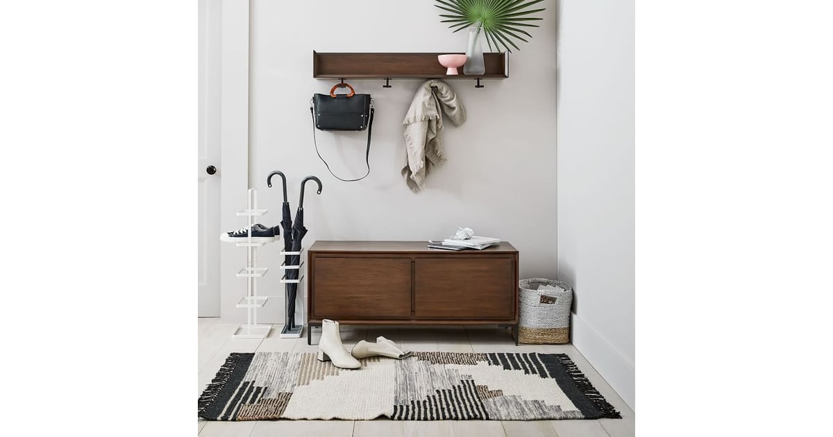 Nolan Entryway Bench And Wall Shelf Set West Elm S Small Space