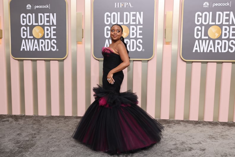 Quinta Brunson at the 2023 Golden Globe Awards