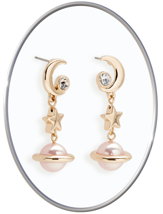 &always Halo Planet Drop Earrings