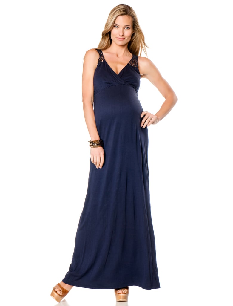 Séraphine Sleeveless Lace Back Maternity Dress ($95)