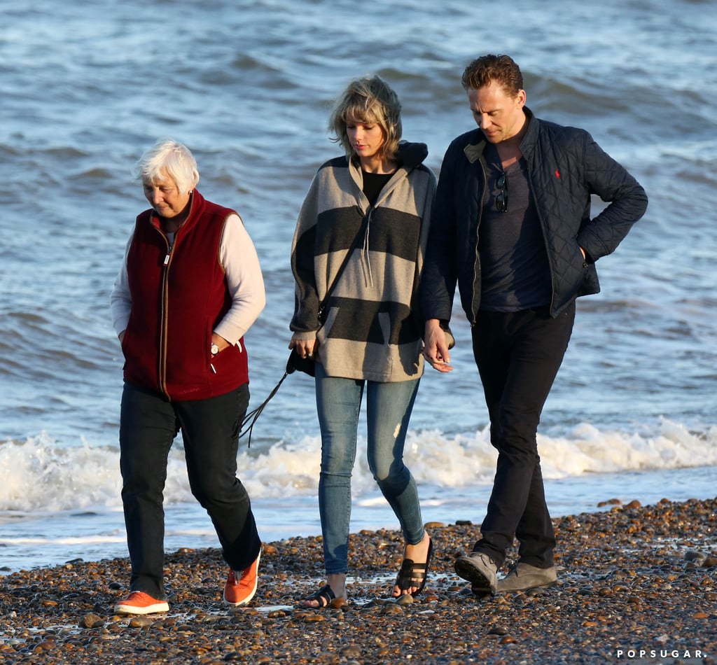 Taylor Swift and Tom Hiddleston With His Mom in the UK