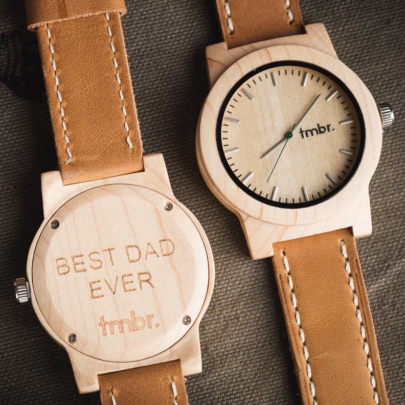 Tmbr Best Dad Ever Wood Watch
