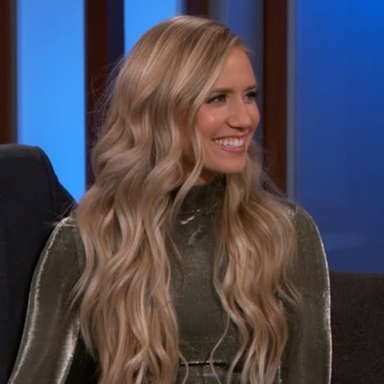 Arie Luyendyk Jr. and Lauren Burnham on Jimmy Kimmel 2018