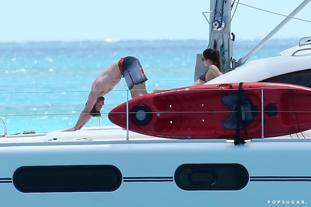 Justin Timberlake and Jessica Biel in Barbados 2014
