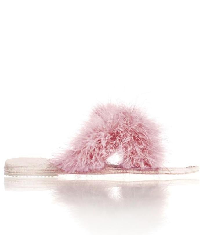 Brother Vellies Marabou Lamu Sandals