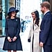 Meghan Markle and Kate Middleton Wearing Blue Heels
