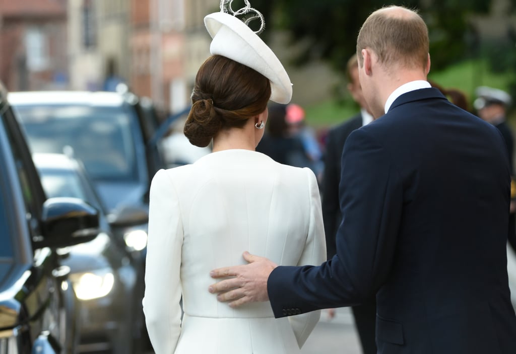 Prince William Touching Kate Middleton's Back Pictures