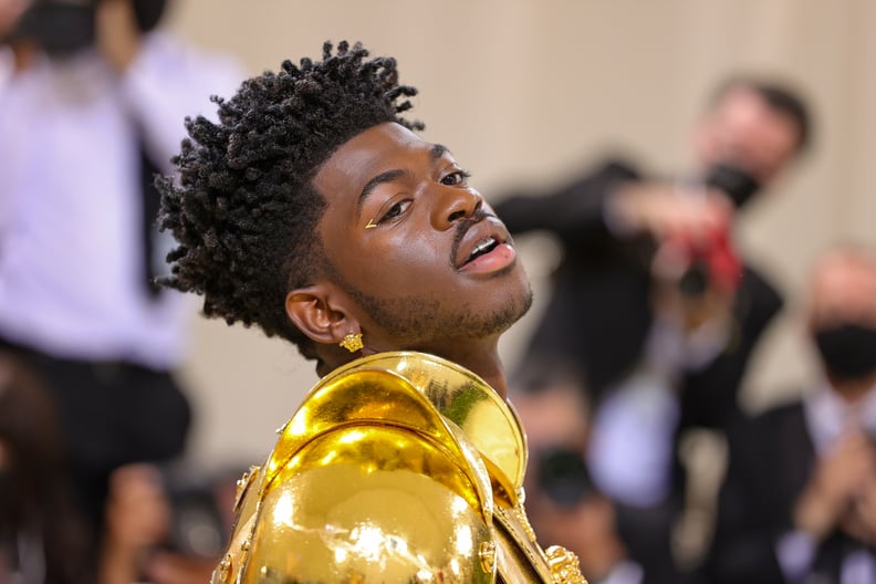 NEW YORK, NEW YORK - SEPTEMBER 13: Lil Nas X attends The 2021 Met Gala Celebrating In America: A Lexicon Of Fashion at Metropolitan Museum of Art on September 13, 2021 in New York City. (Photo by Theo Wargo/Getty Images)