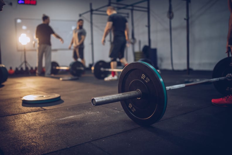 Weights in cross-training gym