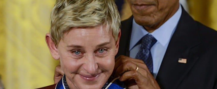 Ellen DeGeneres Receives Presidential Medal of Freedom