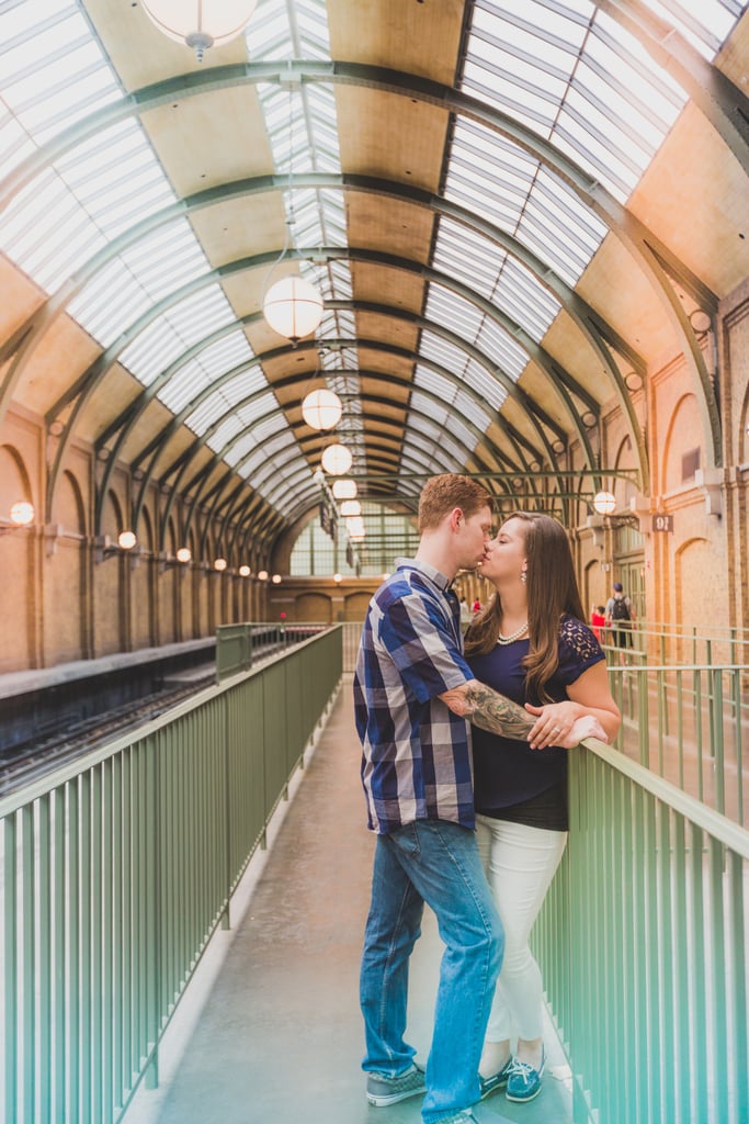 Engagement Photos at the Wizarding World of Harry Potter