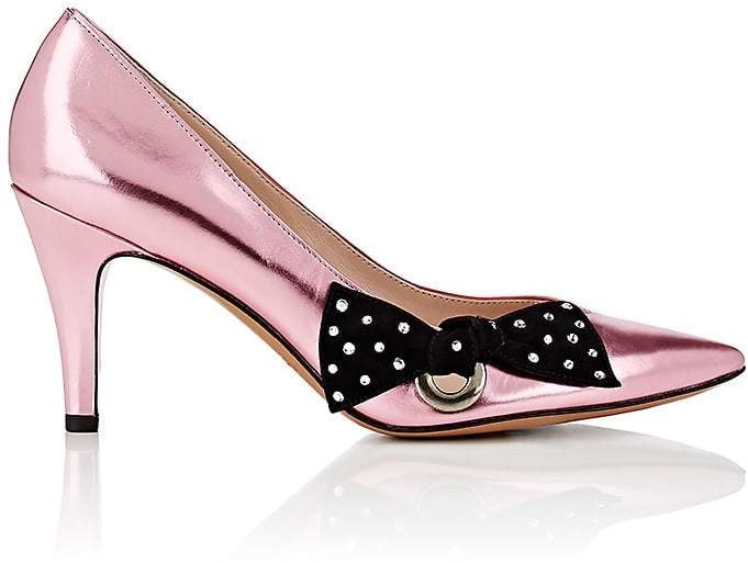 Marc Jacobs Daryl Specchio Leather Pumps