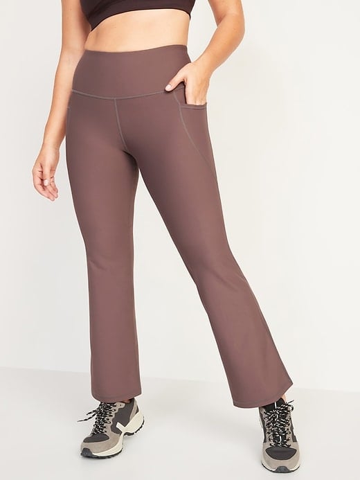 old navy slim boot cut high rise leggings