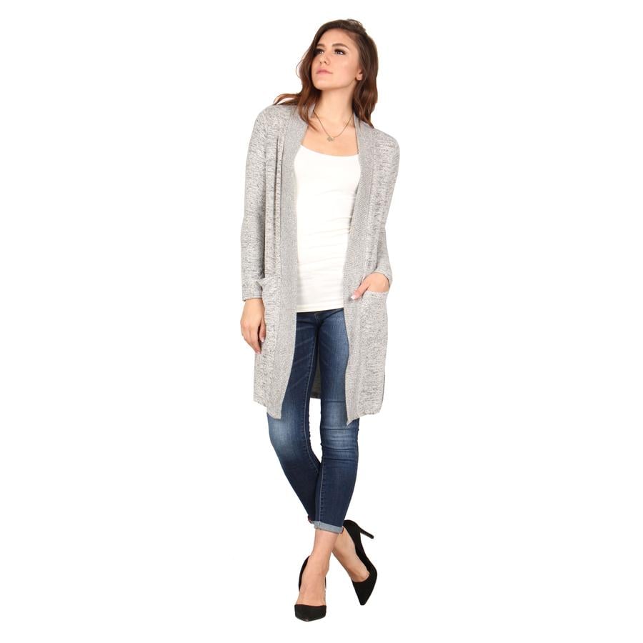 Lildy Open Front Cardigan