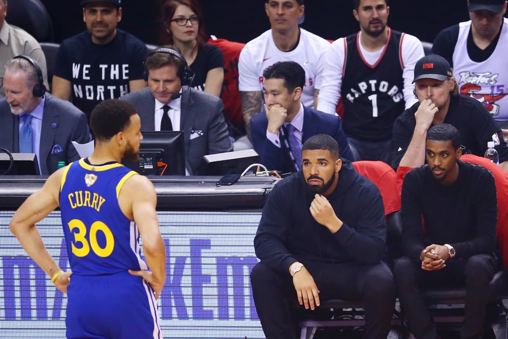 Barack Obama and Drake at the 2019 NBA Finals