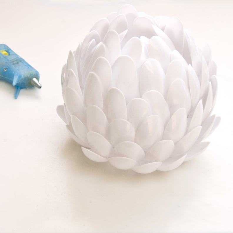 DIY PlasticSpoon Candle Holder POPSUGAR Smart Living